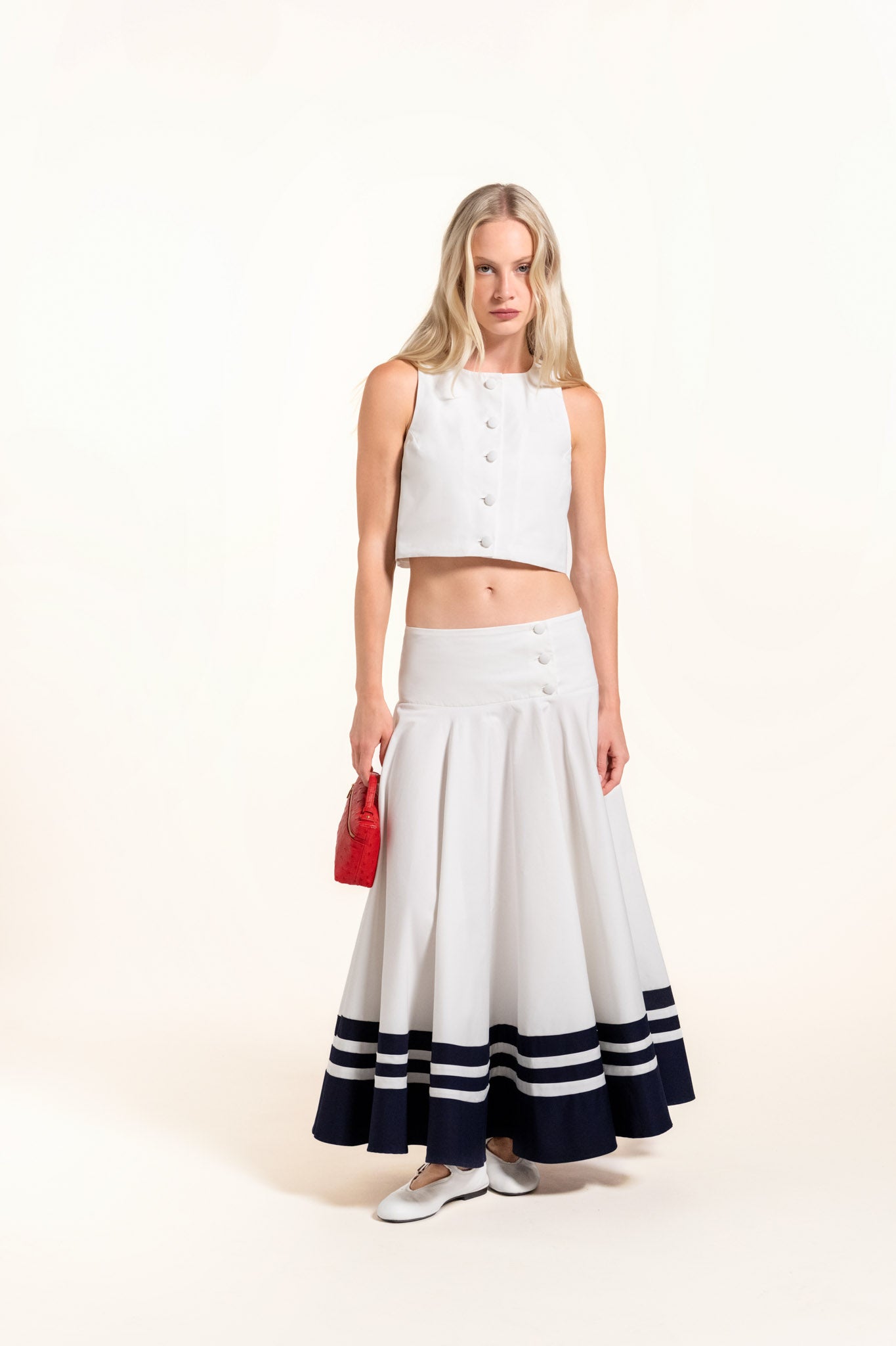 Désirée Skirt - White - Sailor
