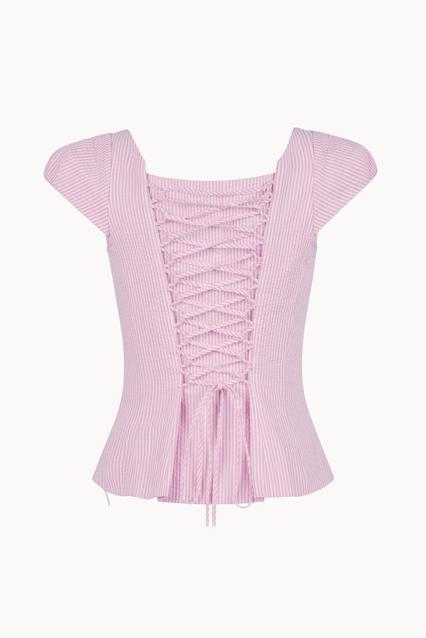 Dusana Top - Candyfloss - Stripes