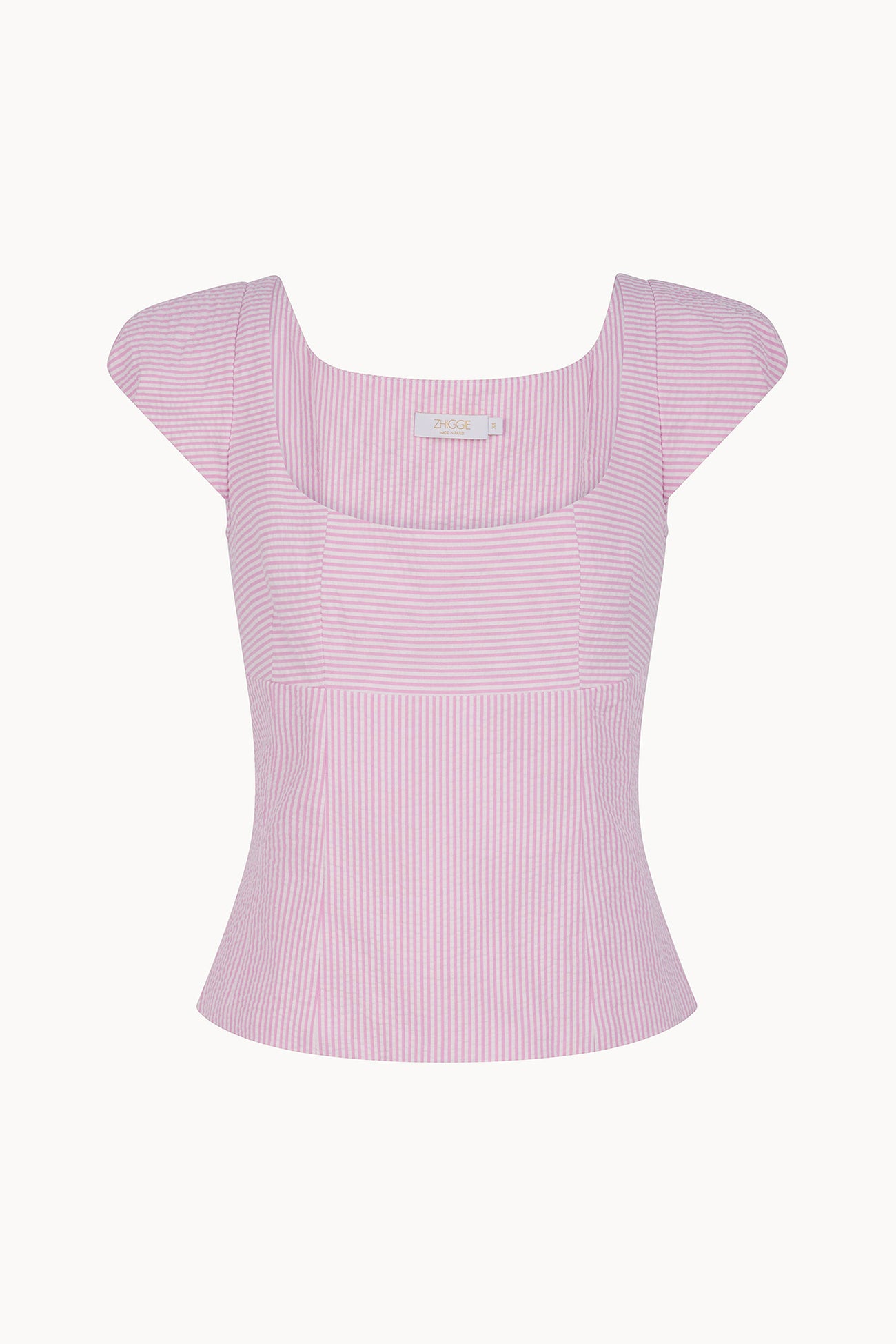 Dusana Top - Candyfloss - Stripes