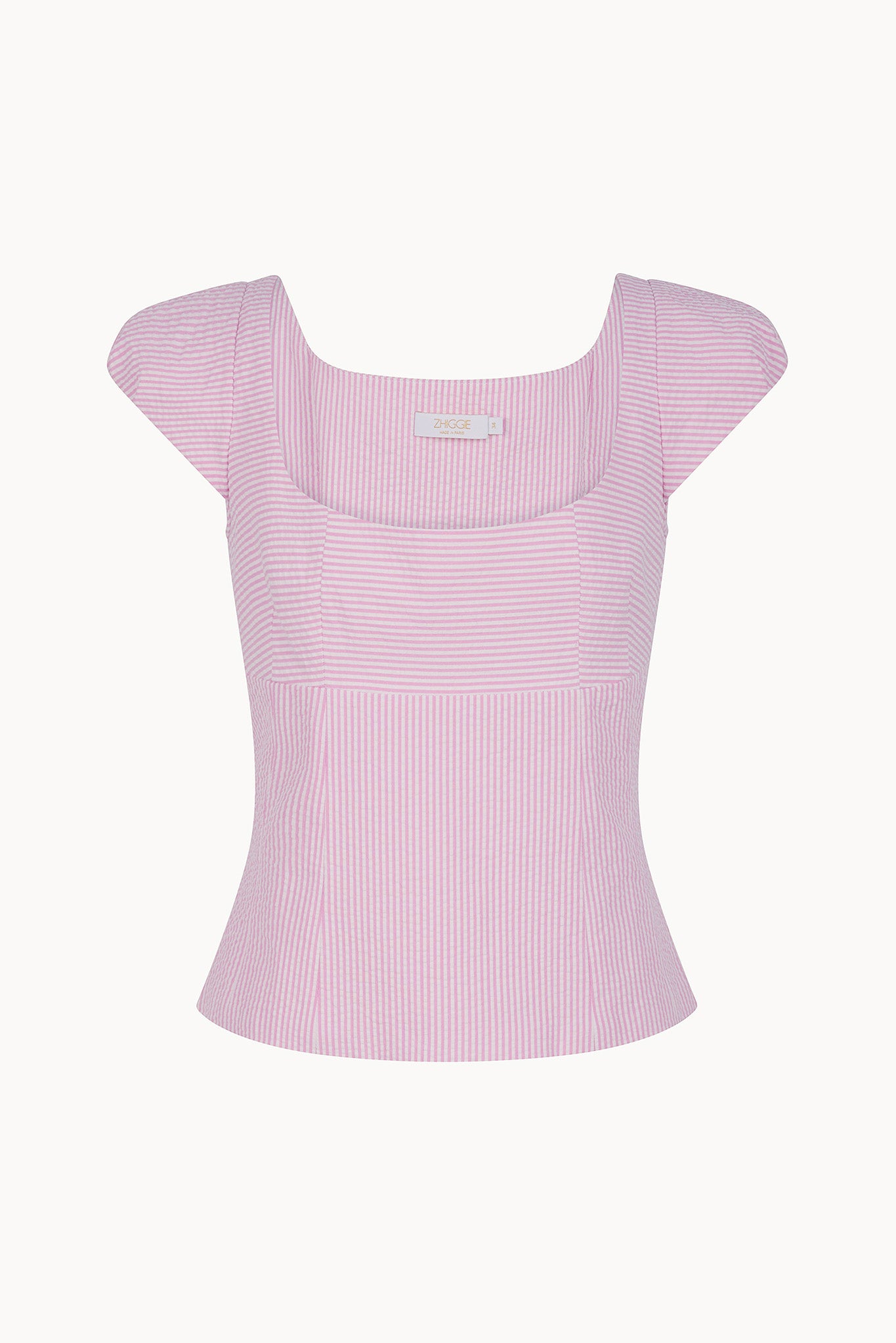 Dusana Top - Candyfloss - Stripes