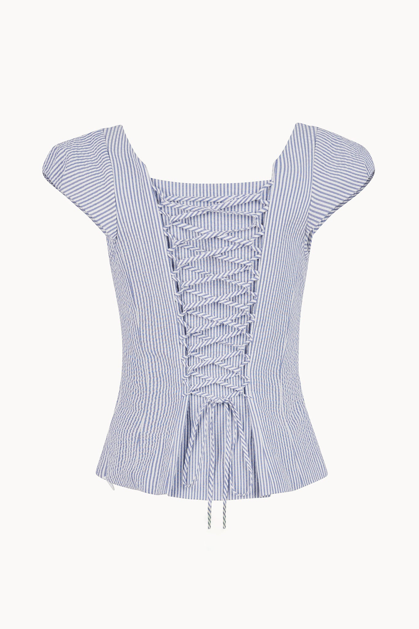 Dusana Top - Ice - Stripes