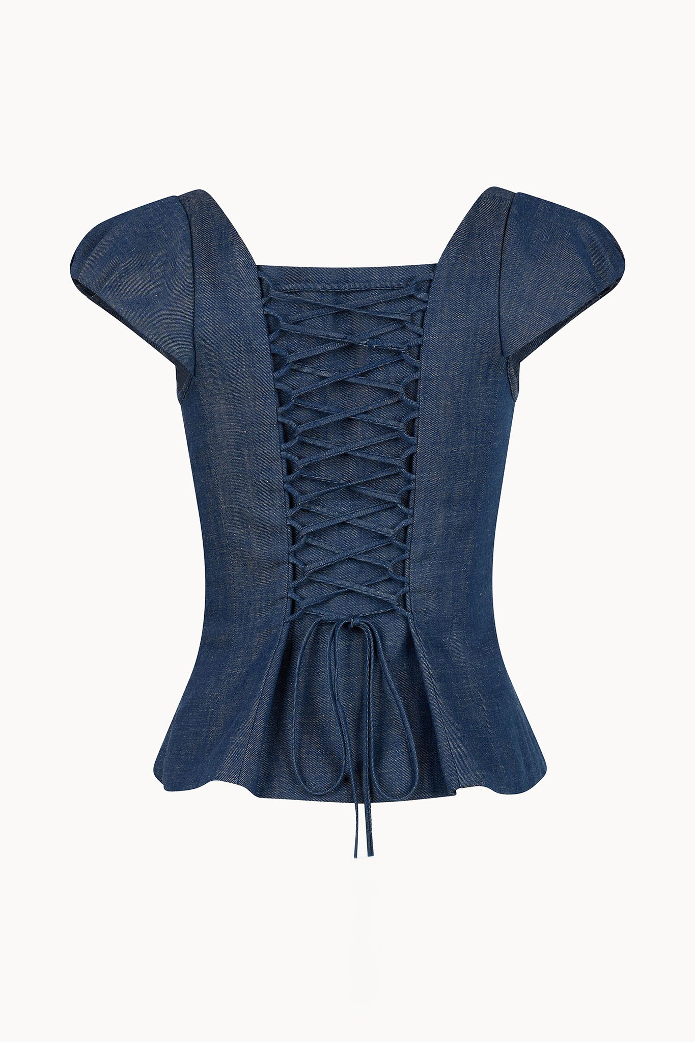 Dusana Top - Indigo - Denim