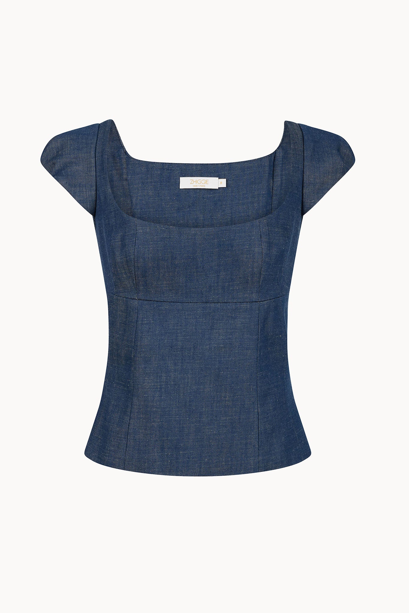 Dusana Top - Indigo - Denim