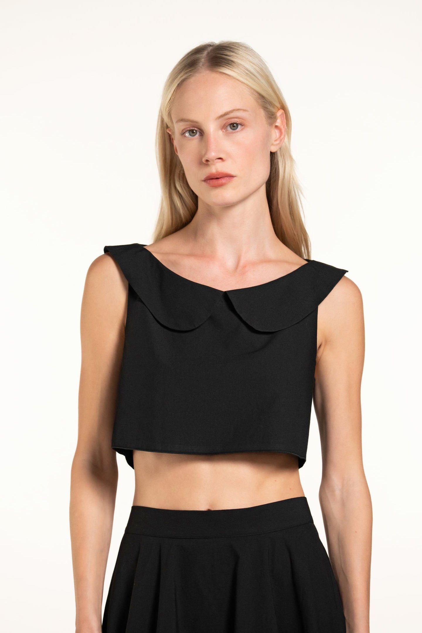 Gabriella Top - Black - Solid