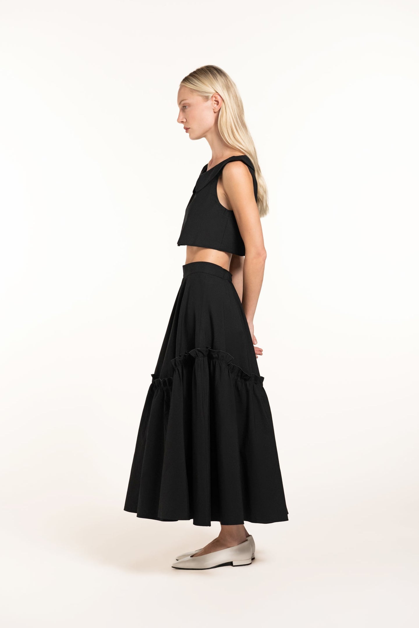 Gabriella Top - Black - Solid