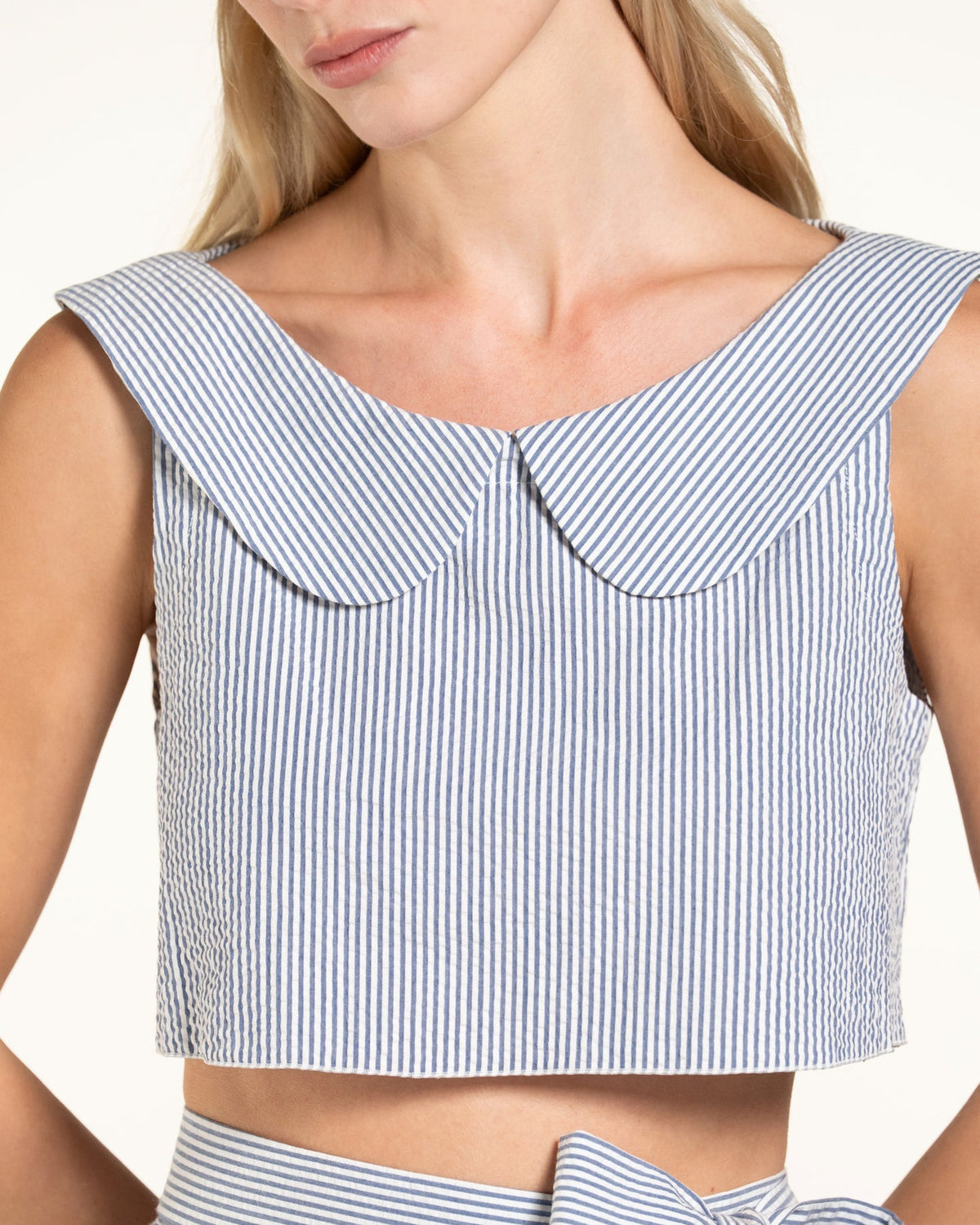 Zhiggie Gabriella Top in ice stripes