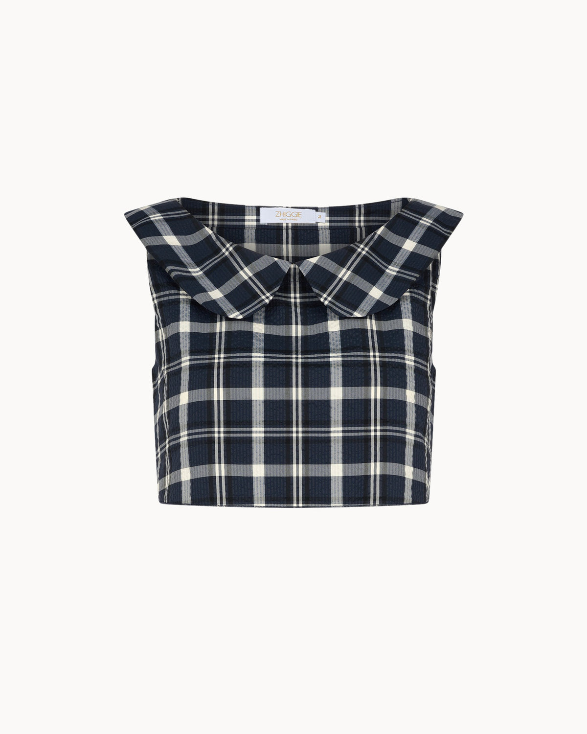 Zhiggie Gabriella Top in loch plaid