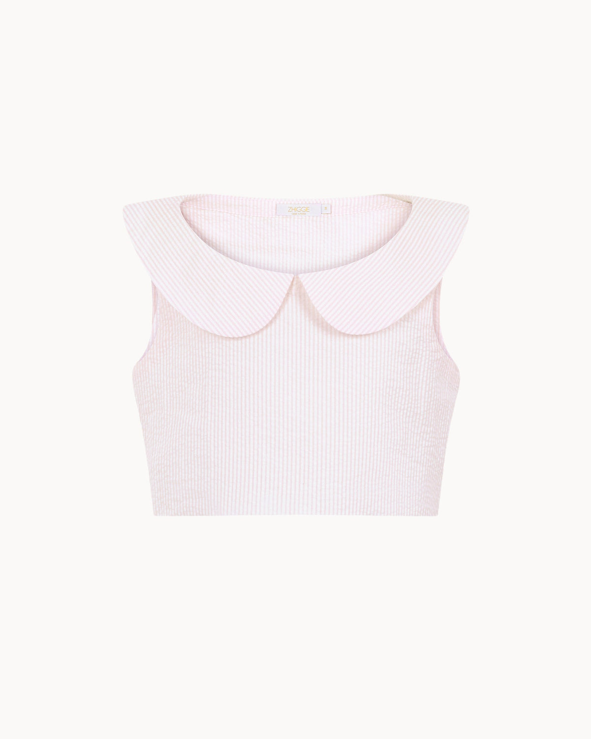 Zhiggie Gabriella Top in petal stripes