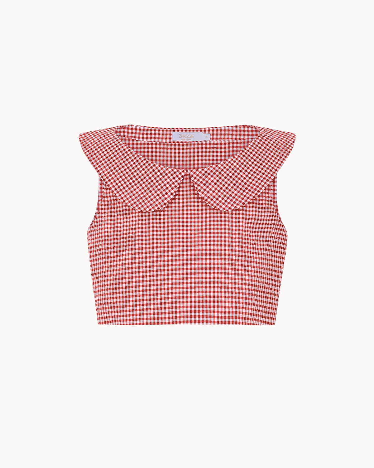 Zhiggie Gabriella Top in cherry gingham