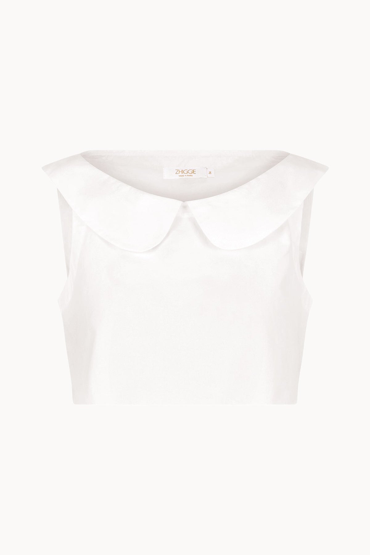 Gabriella Top - White - Solid