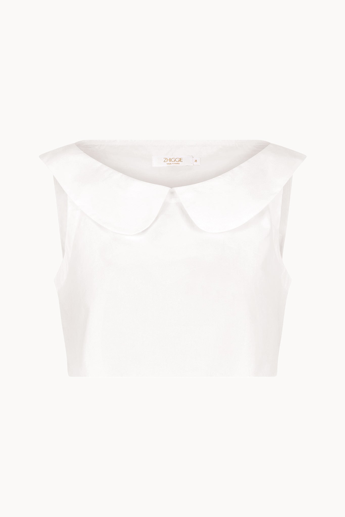 Gabriella Top - White - Solid