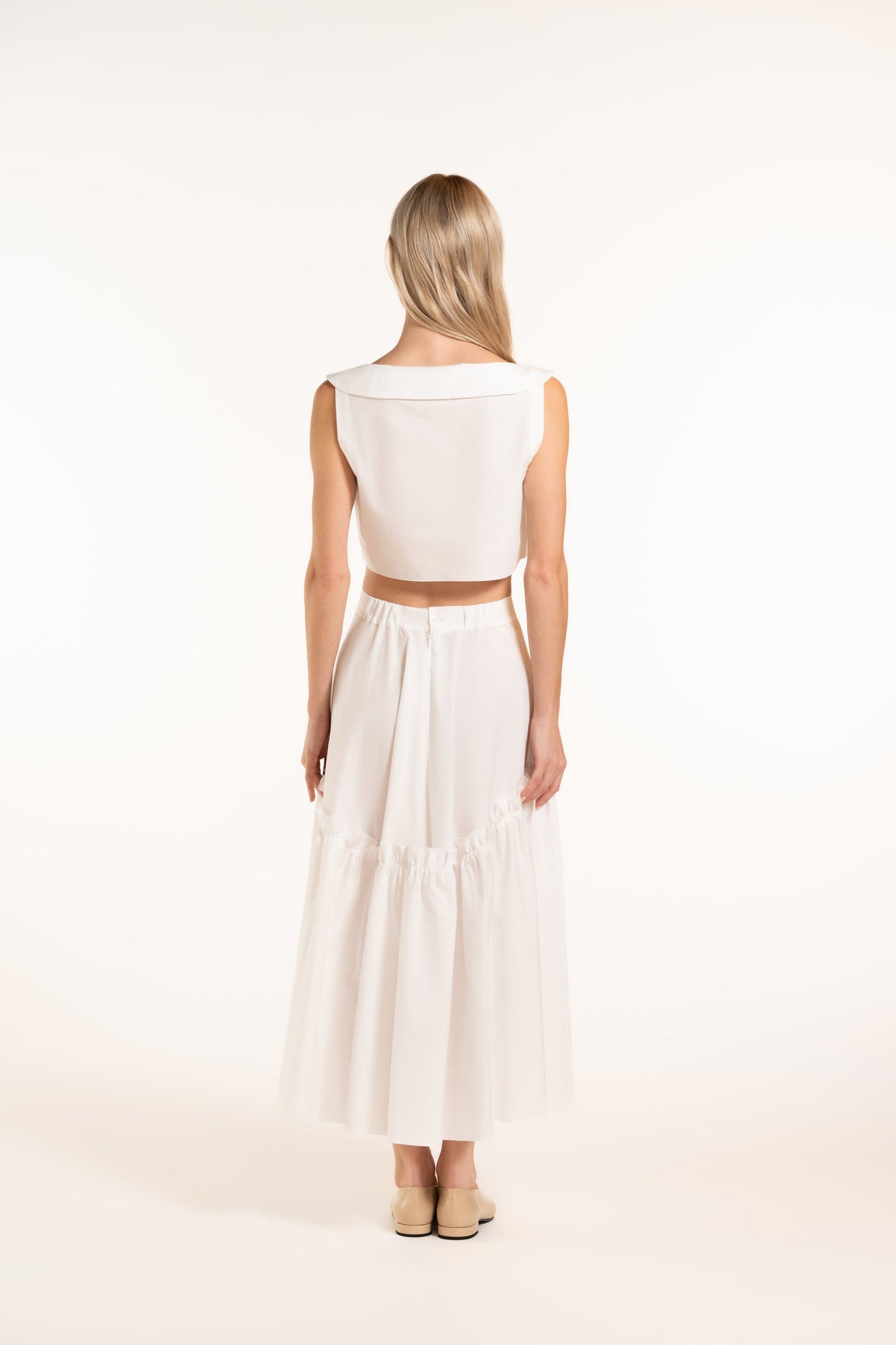 Mathilde Skirt - White - Solid