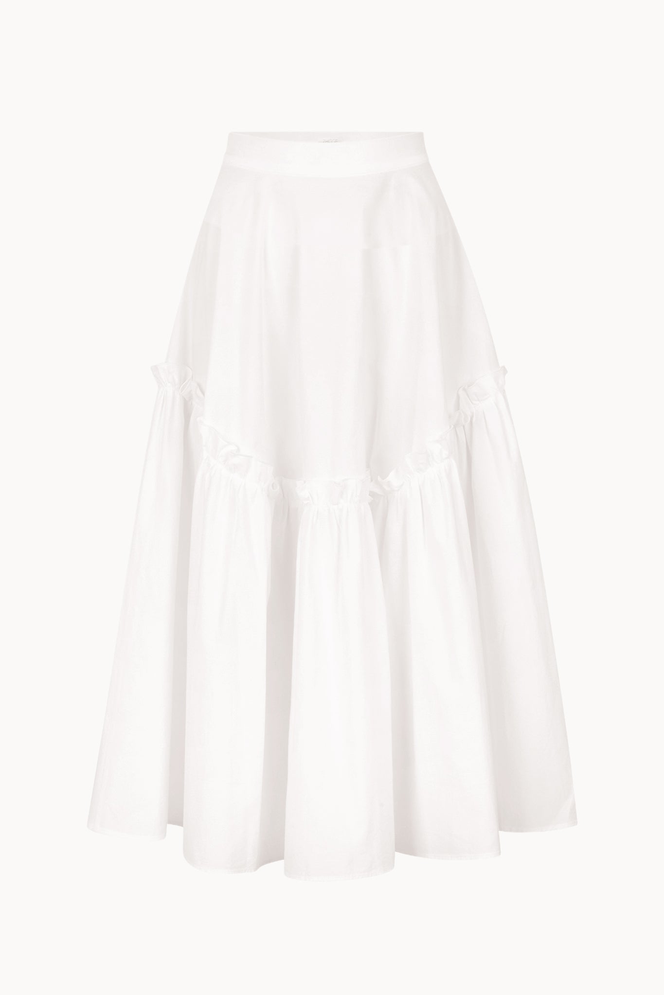 Mathilde Skirt - White - Solid
