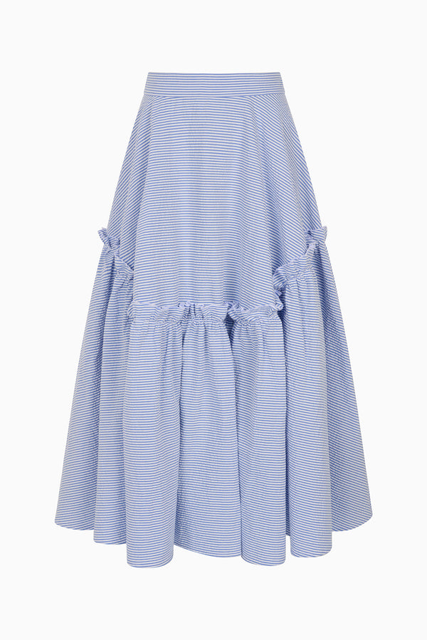 Mathilde skirt, LIGHT BLUE STRIPES