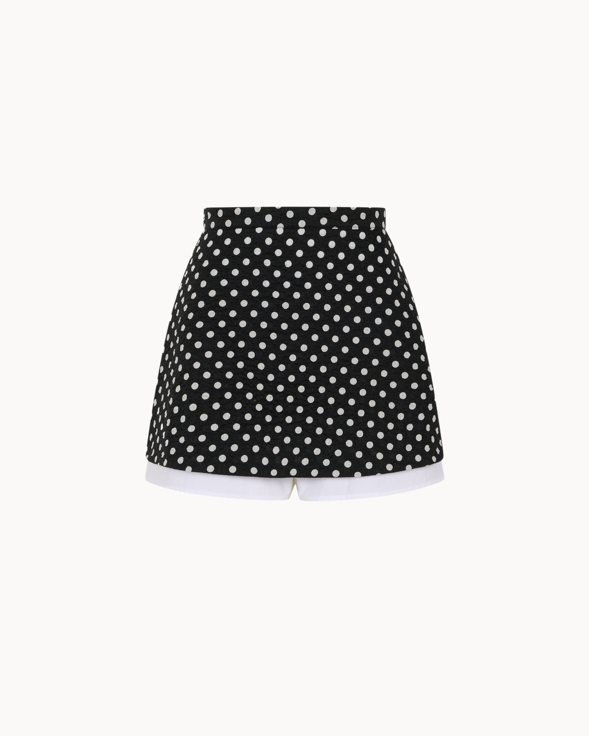 Zhiggie Romy Skort in black polka dots