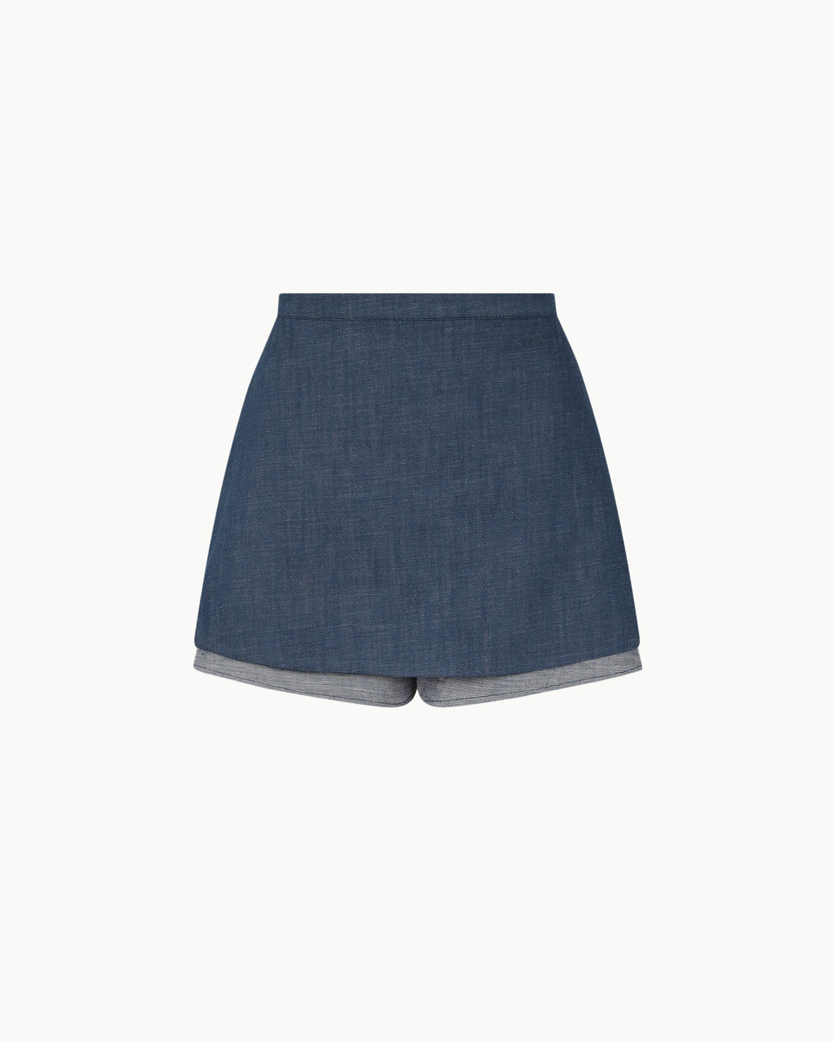 Zhiggie Romy Skort in indigo denim