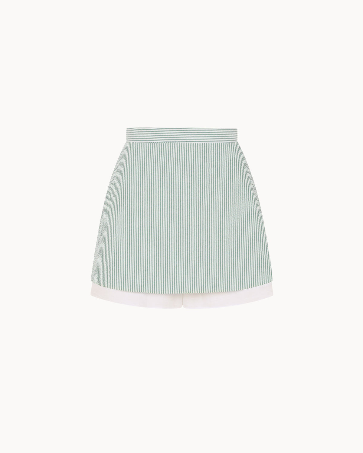 Zhiggie Romy Skort in sage stripes
