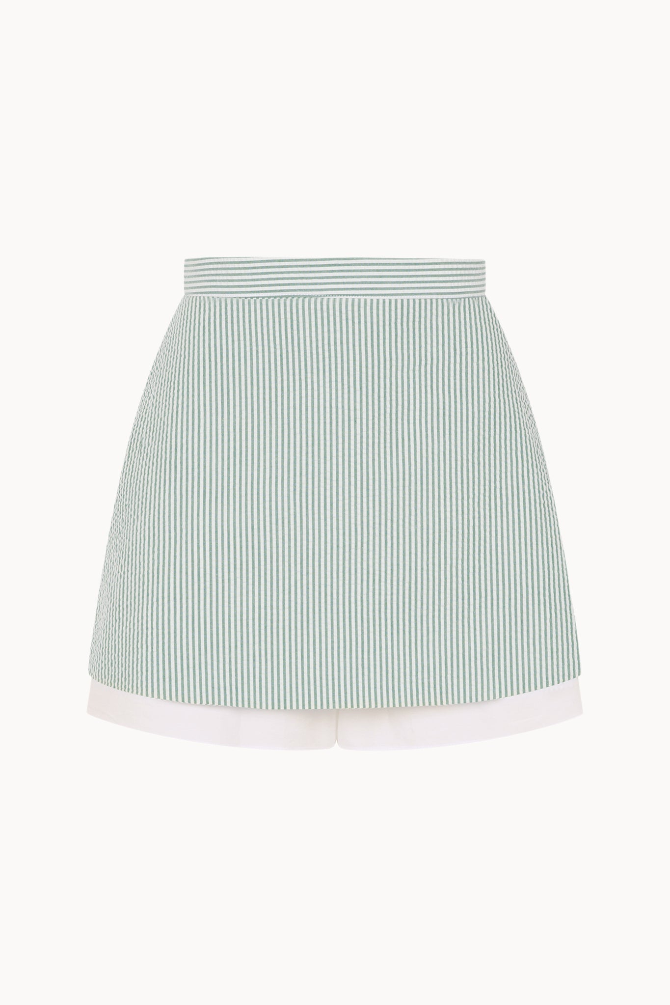 Romy Skort - Sage - Stripes