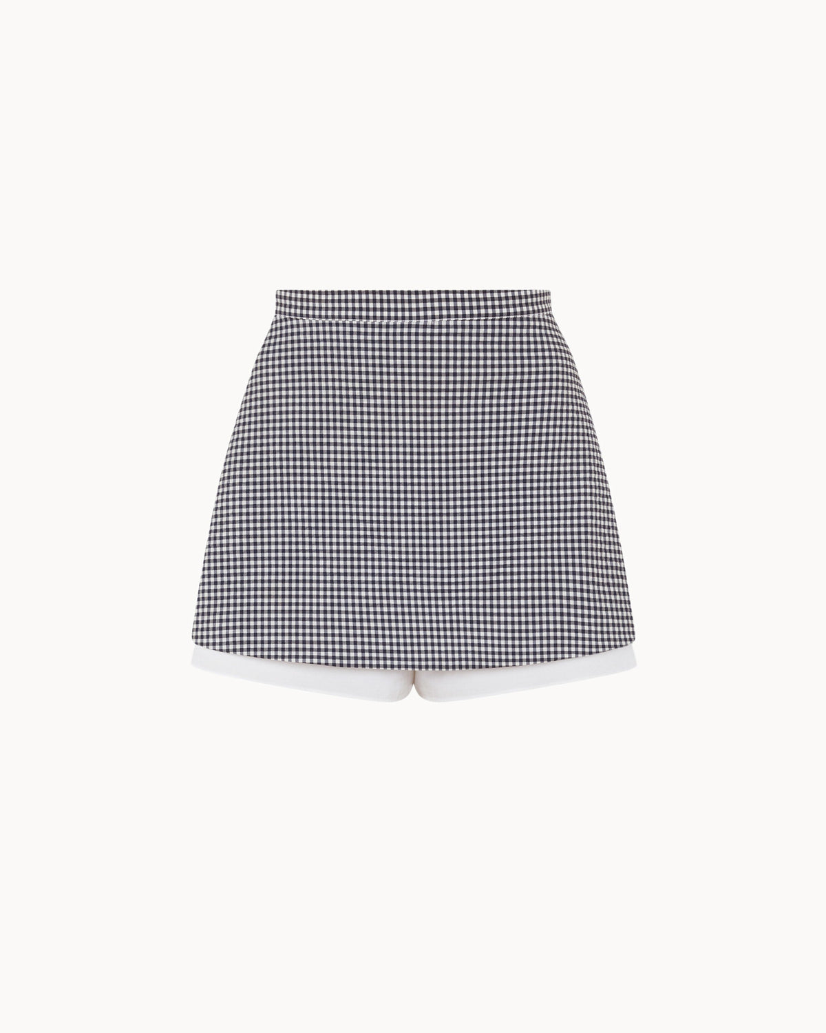 Zhiggie Romy Skort in navy gingham