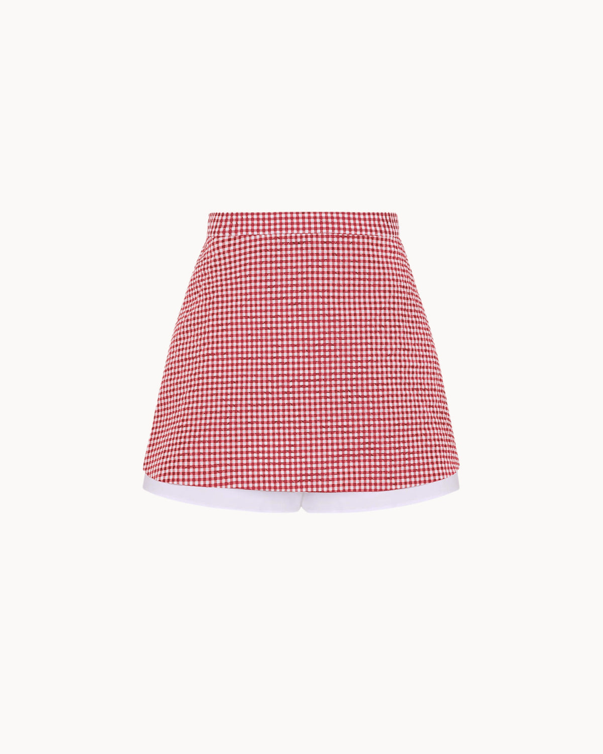Zhiggie Romy Skort in cherry gingham