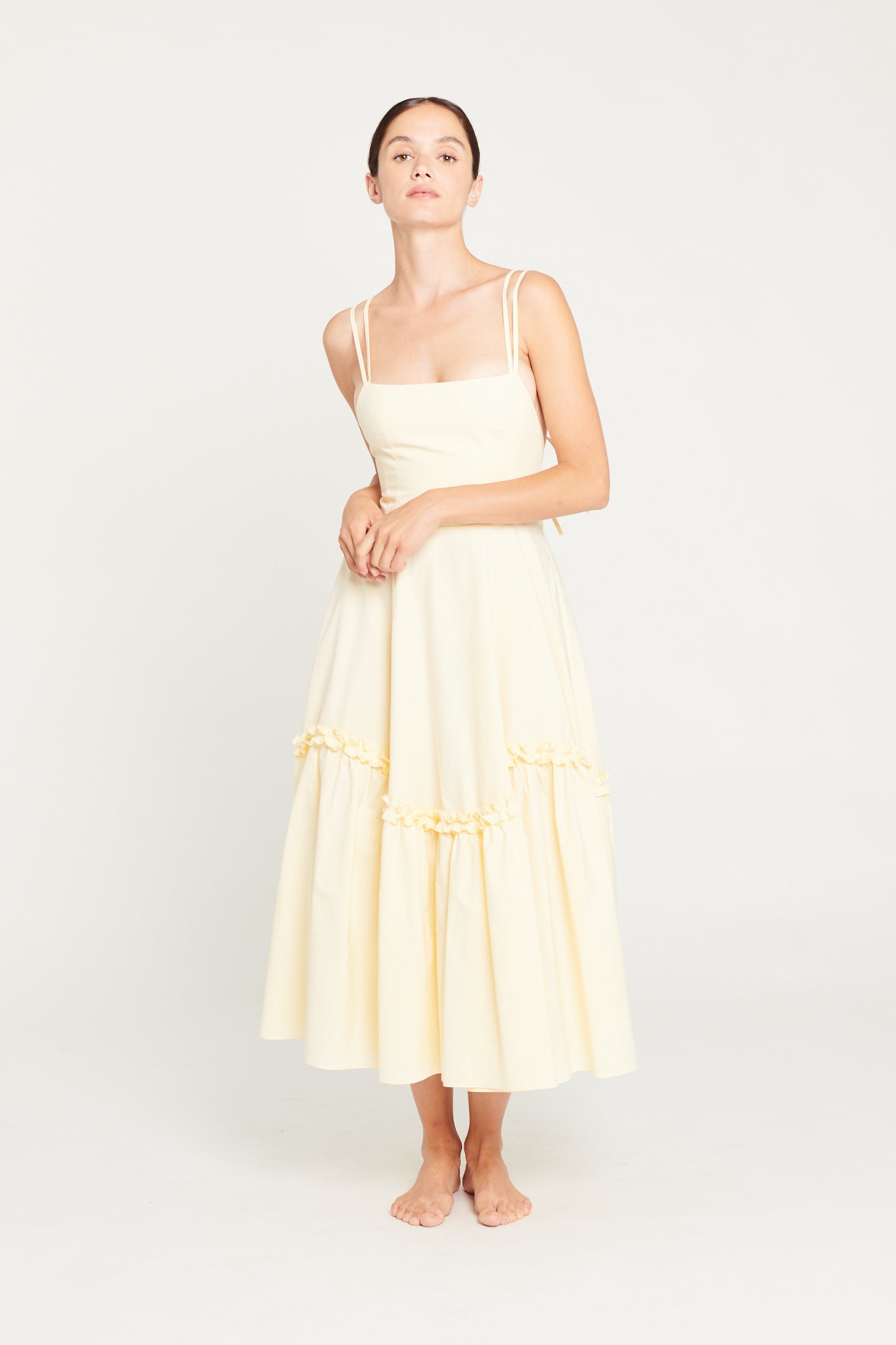 ALVANA dress in yellow